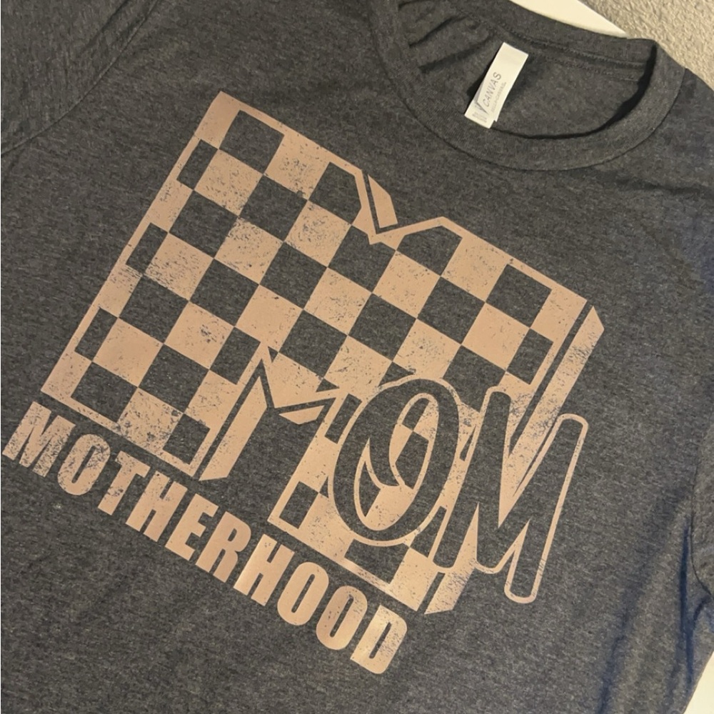 Grey mom t shirt